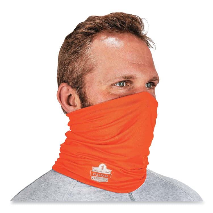 ERGODYNE CORPORATION Chill-Its 6487 Cooling Performance Knit Multi-Band, Polyester/Spandex, One Size Fits Most, Hi-Vis Orange (EGO42128) thumbnail 2