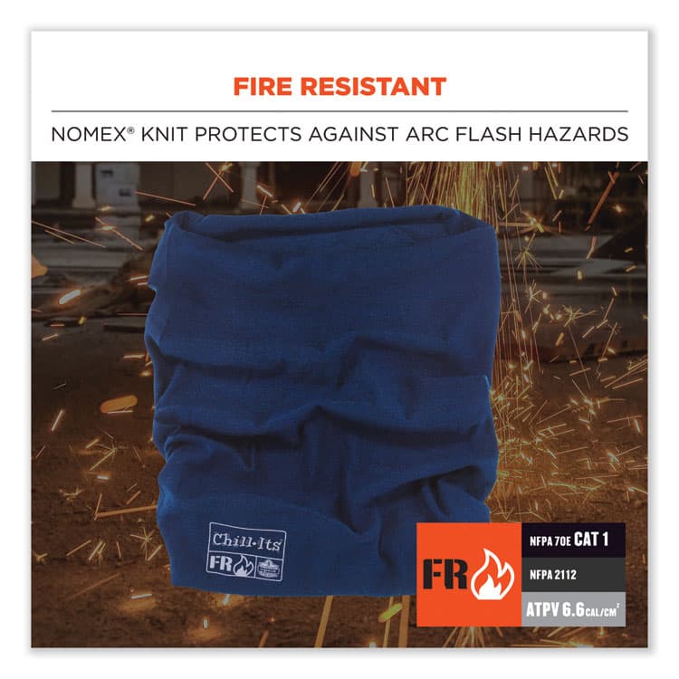 ERGODYNE CORPORATION Chill-Its 6486 FR Multi-Band, Nomex, One Size Fits Most, Navy (EGO42201) thumbnail 2