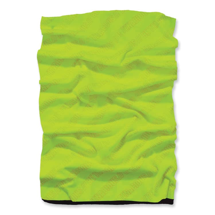 ERGODYNE CORPORATION N-Ferno 6491 Reversible Thermal Fleece + Poly Multi-Band, One Size Fits Most, Lime (EGO42320)