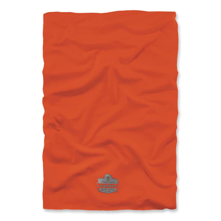 ERGODYNE CORPORATION Chill-Its 6487 Cooling Performance Knit Multi-Band, Polyester/Spandex, One Size Fits Most, Hi-Vis Orange (EGO42128)