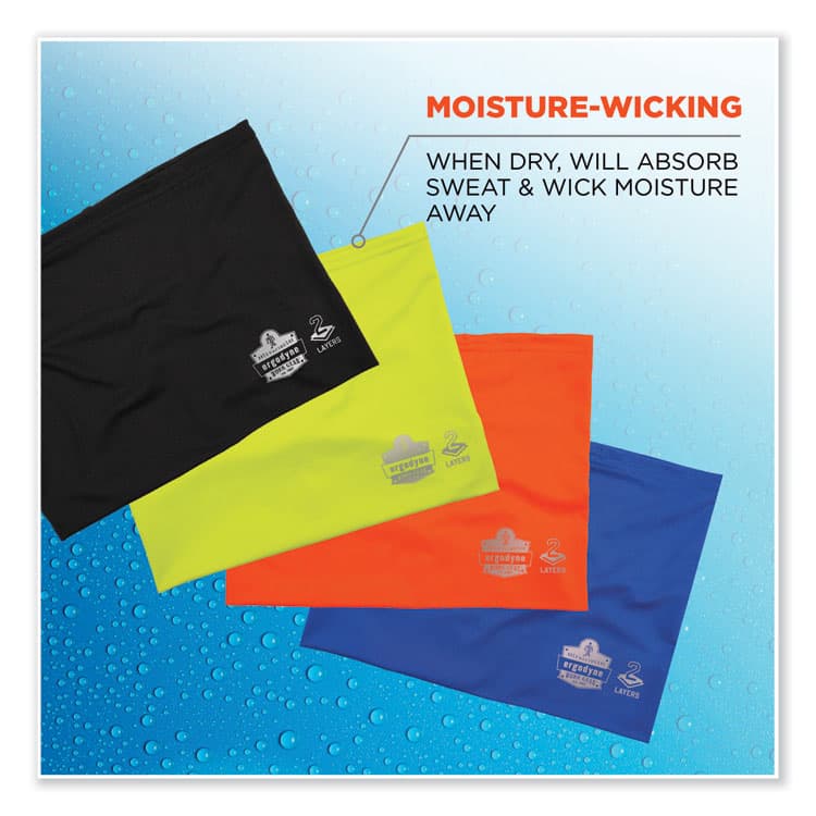 ERGODYNE CORPORATION Chill-Its 6489 2-Layer Cooling Performance Knit Multi-Band, Polyester/Spandex, 2X-Large/3X-Large, Black (EGO42150) thumbnail 4