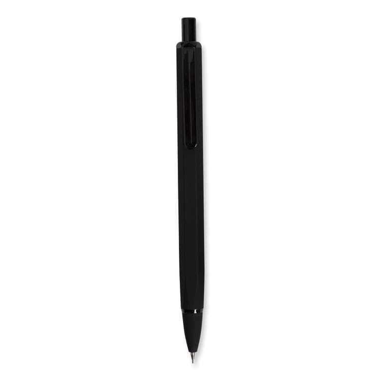 U BRANDS Cambria Soft Touch Mechanical Pencil, 0.7 mm, HB (#2), Black Lead, Black Barrel, 12/Pack (UBR5008U0124) thumbnail 2