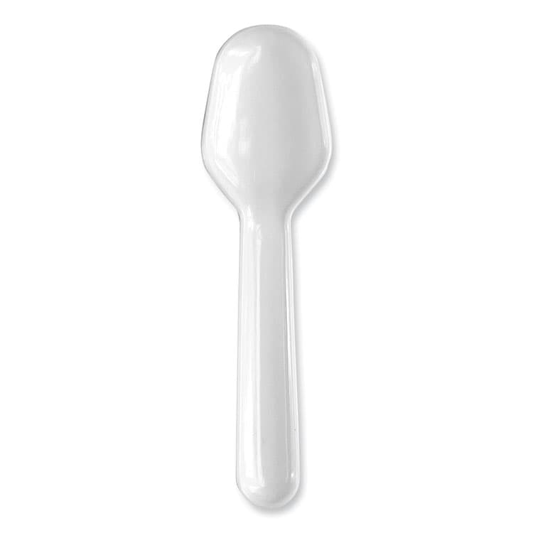BOARDWALK Mediumweight Polypropylene Cutlery, Tasting Spoon, White, 3,000/Carton (BWKTASTERSPOON) thumbnail 3