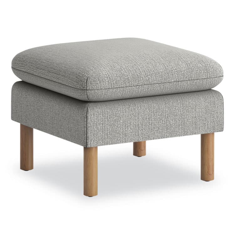 HON COMPANY Parkwyn Series Ottoman, 23" x 23" x 17.5", Gray (HONVP3LOTTGRY)