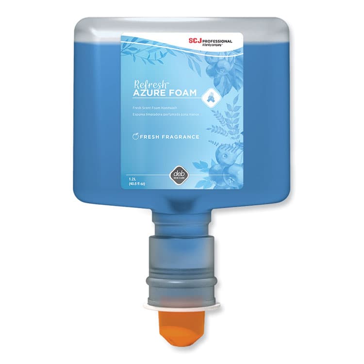 SC JOHNSON Refresh Foaming Hand Soap Touch Free Cartridge Refill, Fresh Apple Scent, 1.2 L, 3/Carton (SJNAZU120TF)