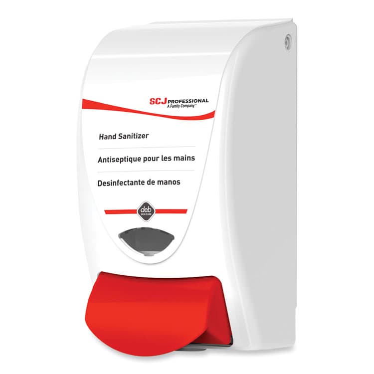 SC JOHNSON Sanitizer Dispenser, 1 L, 4.92 x 4.6 x 9.25, White, 15/Carton (SJNIFS1LDS) thumbnail 3