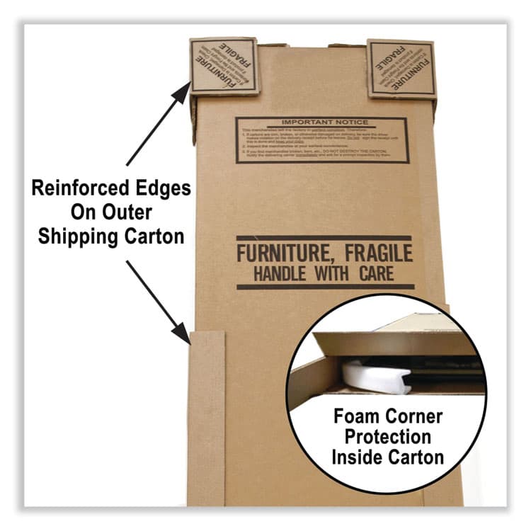 CORRELL, . Height-Adjustable Activity Tables, Rectangular, 60w x 30d x 19h, Gray Granite, 4/Pallet (CRL3060TF1595K4) thumbnail 3