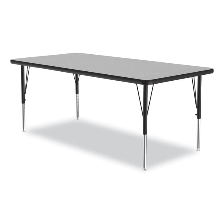 CORRELL, . Height-Adjustable Activity Tables, Rectangular, 60w x 30d x 19h, Gray Granite, 4/Pallet (CRL3060TF1595K4)