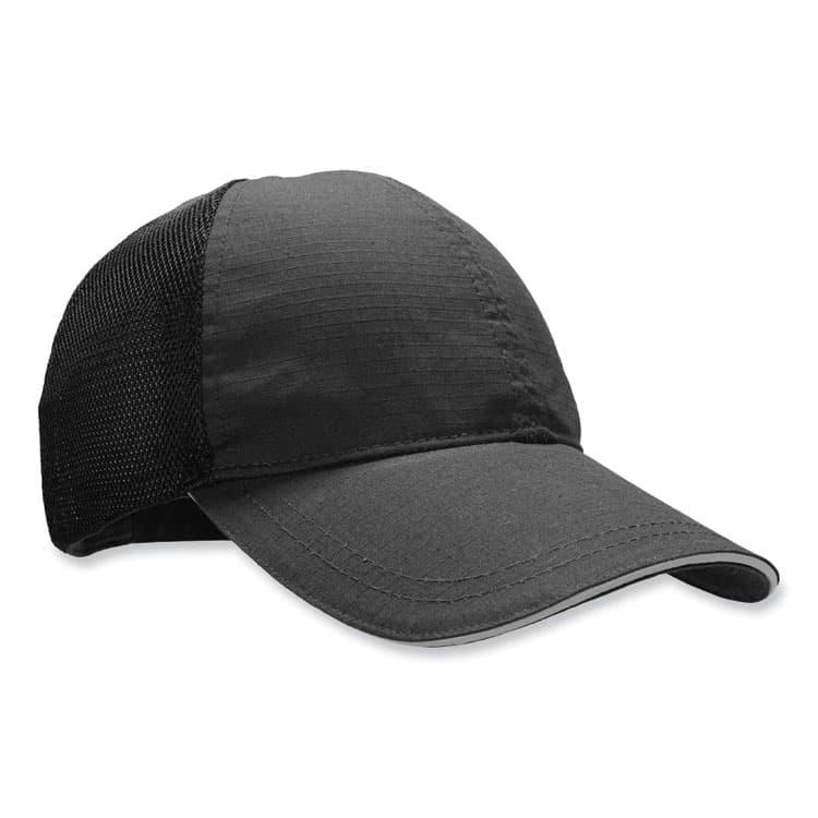 ERGODYNE CORPORATION Skullerz 8946 Baseball Cap, Cotton/Polyester, One Size Fits Most, Black (EGO23400)