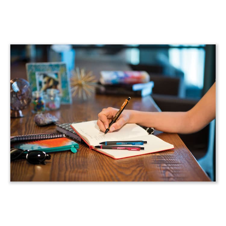 ZEBRA PEN CORP. Z-Grip Plus Mechanical Pencil, 0.7mm, HB (#2), Black Lead, Assorted Barrel Colors, 3/Pack (ZEB55403) thumbnail 3