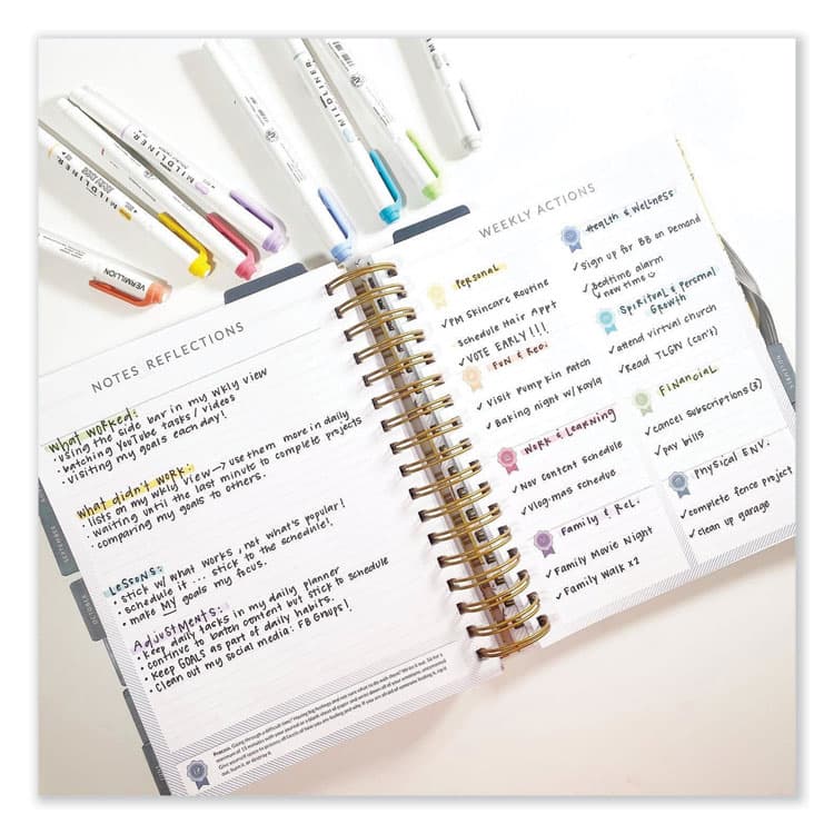 ZEBRA PEN CORP. Mildliner Double Ended Highlighter Variety Pack, Asst Ink Colors, Bold-Chisel/Fine-Bullet Tips, Asst Barrel Colors, 25/Pack (ZEB78525) thumbnail 4