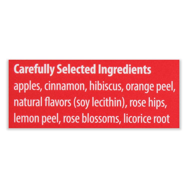 BIGELOW TEA CO. Apple Cinnamon Herbal Tea, 0.09 Tea Bag, 28/Box (BTCRCB11397) thumbnail 2