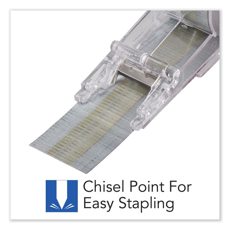 ACCO BRANDS, . Cartridge Staples, 0.38" Leg, 0.5" Crown, Steel, 5,000/Box (SWI69495) thumbnail 4