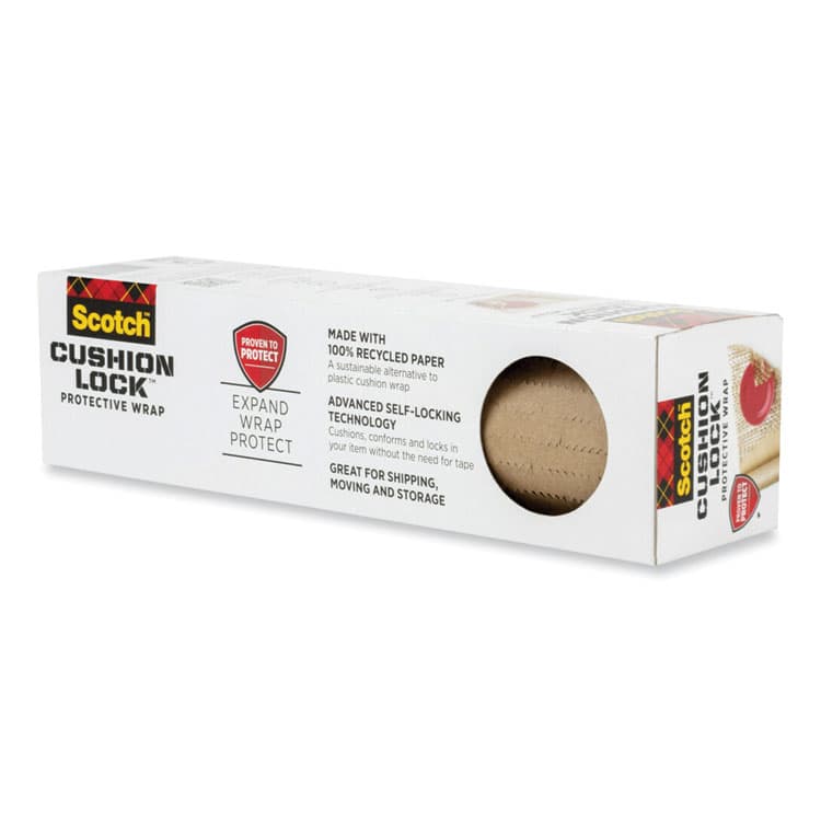3M/COMMERCIAL TAPE DIV. Cushion Lock Protective Wrap, 12" x 30 ft, Brown (MMMPCW1230) thumbnail 4