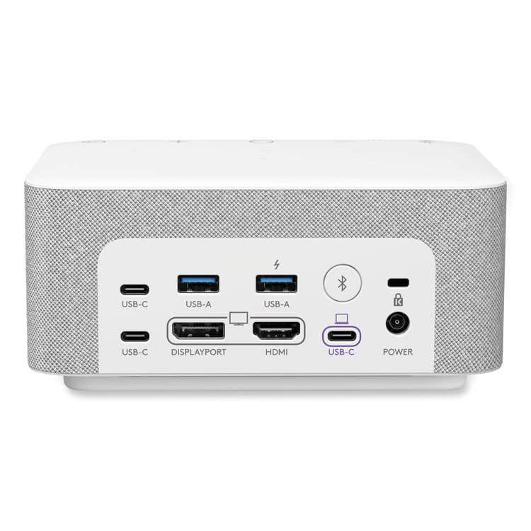LOGITECH, . UC Logi Dock, 1 HDMI/1 Displayport/2 USB A/3 USB C, White (LOG986000031) thumbnail 4