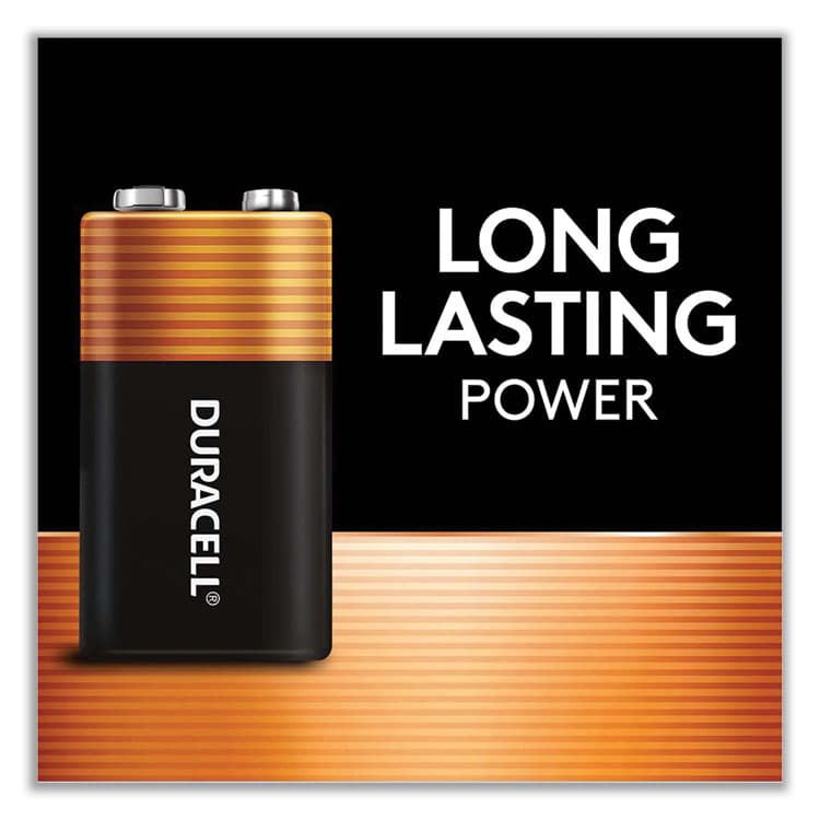 DURACELL PRODUCTS COMPANY CopperTop Alkaline 9V Batteries, 72/Carton (DURMN1604CT) thumbnail 2