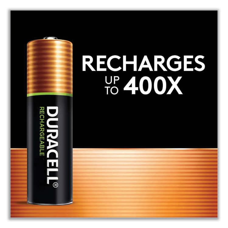 DURACELL PRODUCTS COMPANY Rechargeable StayCharged NiMH Batteries, AAA, 4/Pack (DURNLAAA4BCD) thumbnail 3