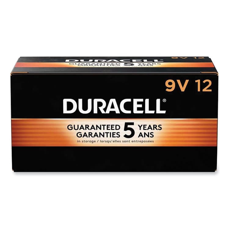 DURACELL PRODUCTS COMPANY CopperTop Alkaline 9V Batteries, 12/Box (DURMN1604BKD)