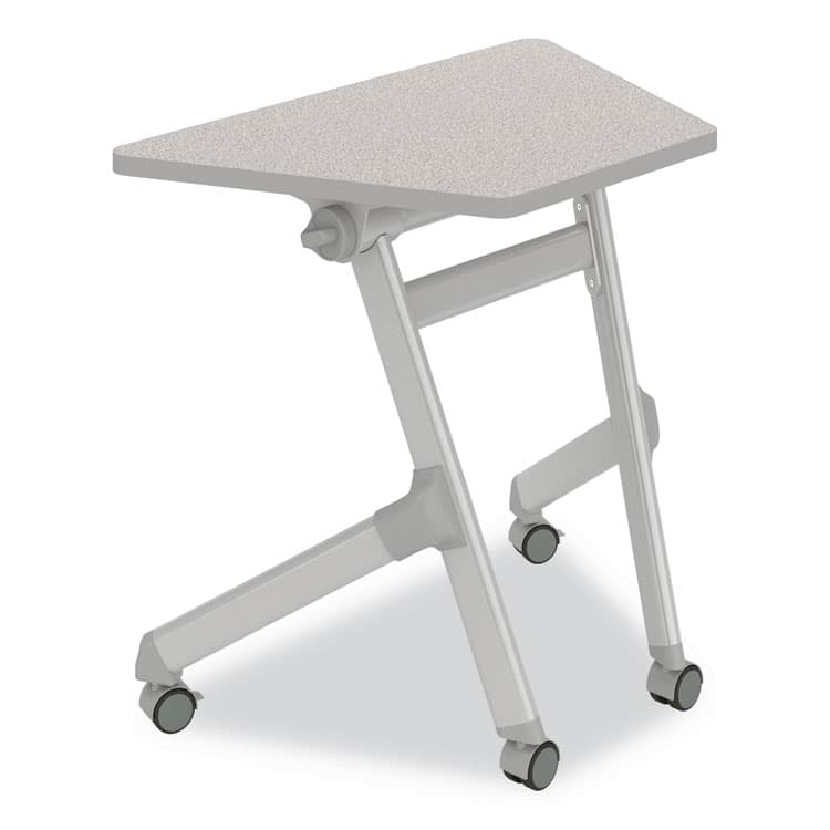 SAFCO PRODUCTS Learn Nesting Trapezoid Desk, 32.83" x 22.25" to 29.5", Gray (SAF1226GR) thumbnail 2