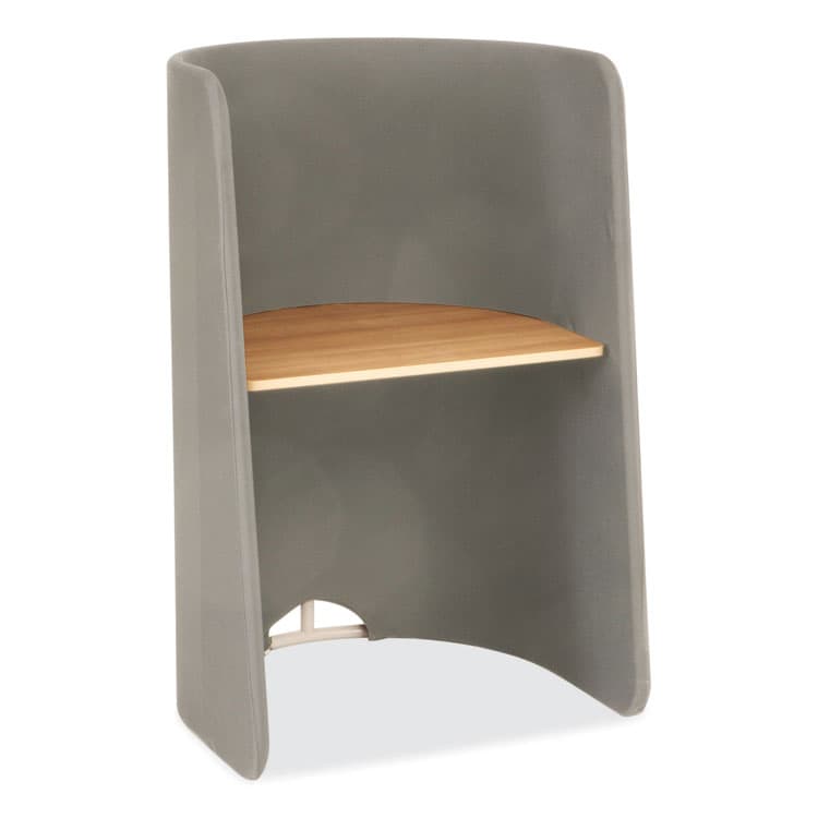 SAFCO PRODUCTS Roam Touchdown Workstation, 33" x 30" x 51.5", Beech/Dark Gray (SAF1958DG)