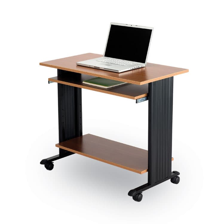 SAFCO PRODUCTS Muv Standing Desk, 35.5" x 22" x 30.5", Cherry (SAF1921CY) thumbnail 3