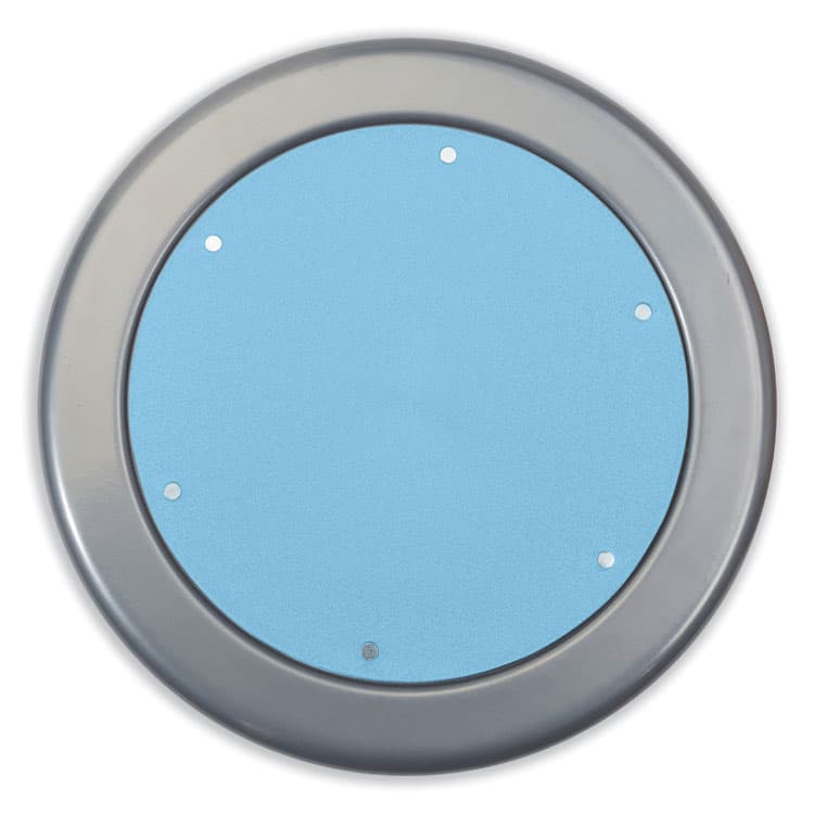 NATIONAL PUBLIC SEATING 6800 Series Height Adjustable Metal Seat Stool, Supports Up to 300 lb, 18" to 24" Seat Height, Blueberry Seat/Black Base (NPS680510) thumbnail 3