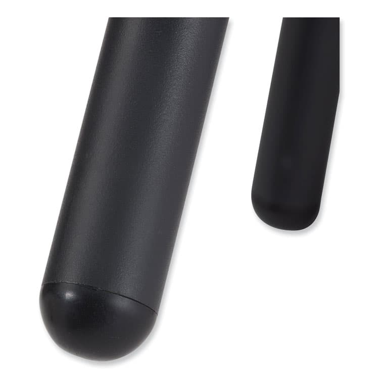 NATIONAL PUBLIC SEATING 6800 Series Height Adjustable Fabric Padded Seat Stool, Support 300 lb, 18" to 25" Seat Height, Cobalt Blue Seat/Black Base (NPS6825S10) thumbnail 4