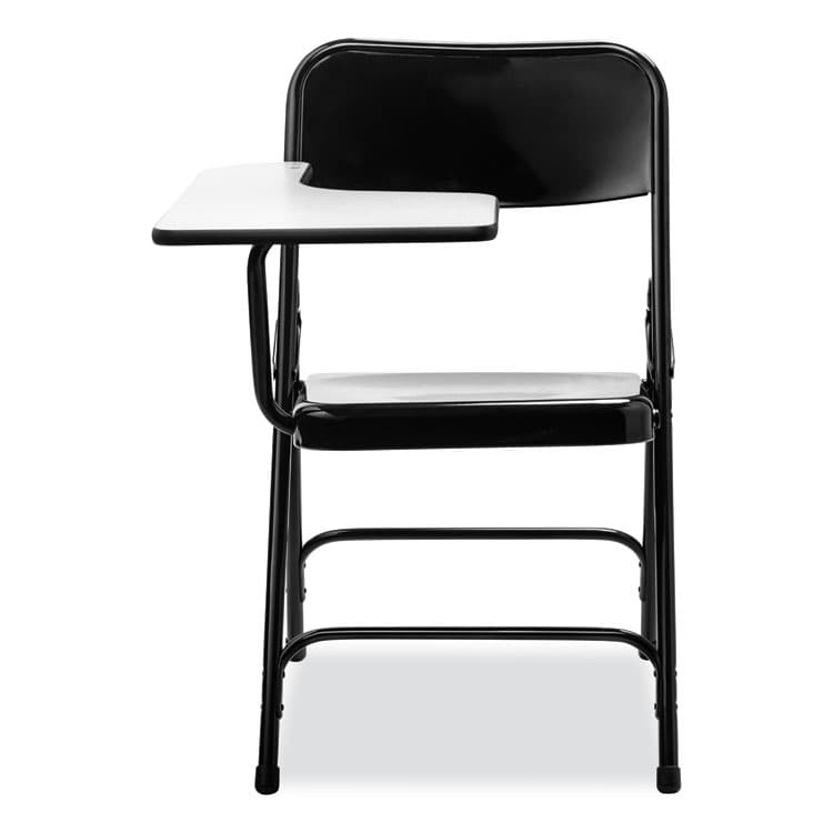 NATIONAL PUBLIC SEATING 5200 Series Right-Side Tablet-Arm Folding Chair, Supports 480 lb, 17.25" Seat Height, Black, 2/Carton (NPS5210R) thumbnail 2
