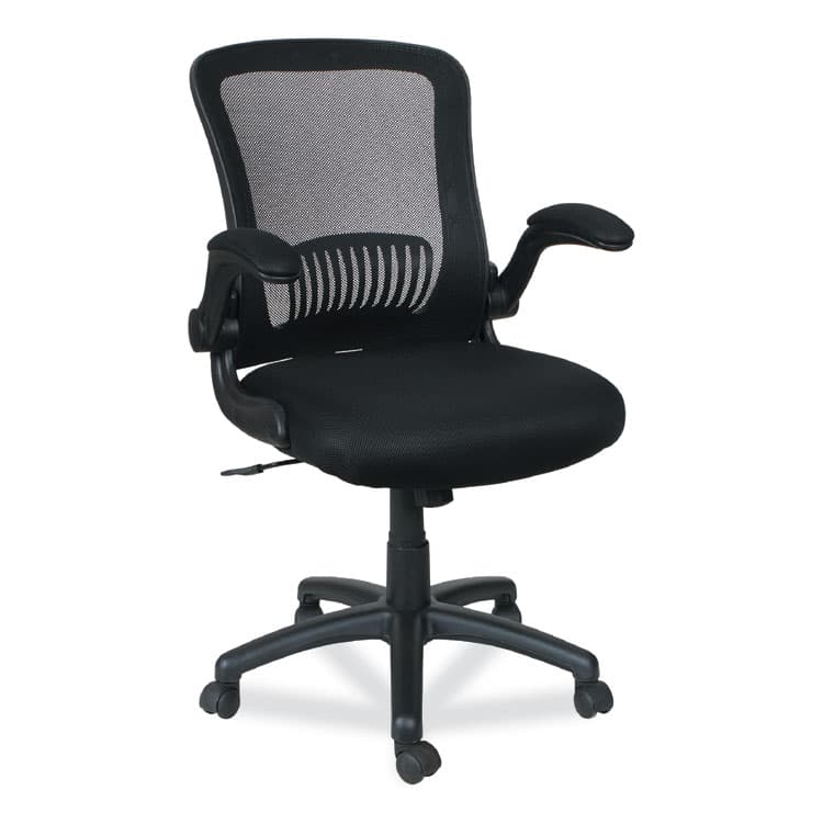 ALERA Alera EB-E Series Swivel/Tilt Mid-Back Mesh Chair, Supports Up to 275 lb, 18.11" to 22.04" Seat Height, Black (ALEEBE4217)