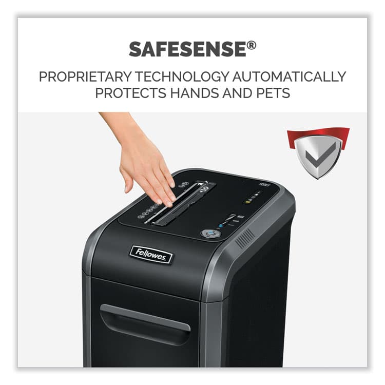 FELLOWES MFG. CO. Powershred 99CI 100% Jam Proof Cross-Cut Shredder, 18 Manual-Sheet Capacity (FEL3229901) thumbnail 3
