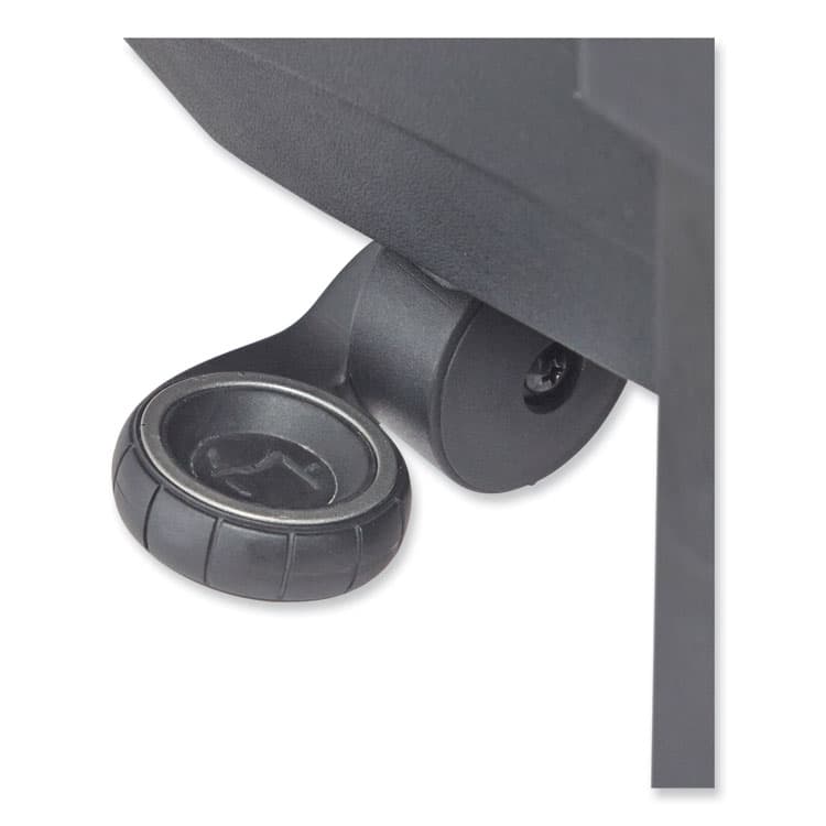 SAFCO PRODUCTS Lineage Big and Tall All-Mesh Task Chair, Supports Up to 400 lb, 19.5" to 23.25" Seat Height, Black Seat, Chrome Base (SAF3505BL) thumbnail 3