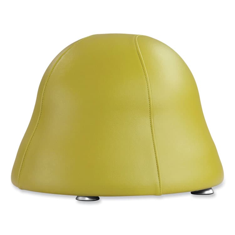 SAFCO PRODUCTS Runtz Ball Chair, Backless, Supports Up to 250 lb, Green Vinyl Seat, Silver Base (SAF4756GV) thumbnail 2