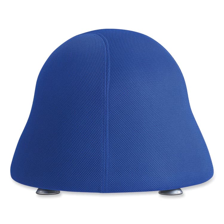 SAFCO PRODUCTS Runtz Ball Chair, Backless, Supports Up to 250 lb, Blue Fabric Seat, Silver Base (SAF4755BU) thumbnail 2