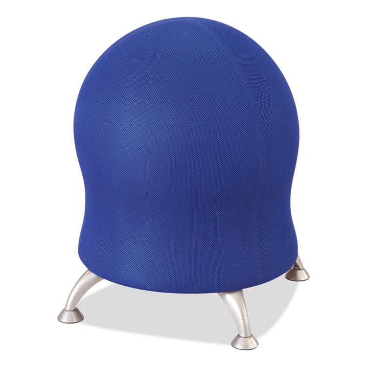 SAFCO PRODUCTS Zenergy Ball Chair, Backless, Supports Up to 250 lb, Blue Fabric (SAF4750BU)