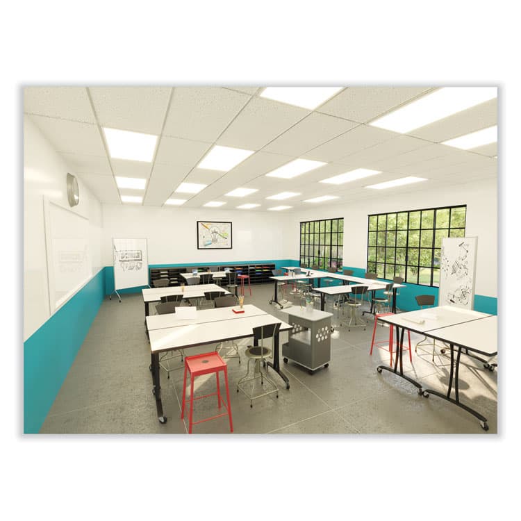 SAFCO PRODUCTS Diesel Low Base Stool with Back, Supports Up to 250 lb, 16" to 22" Seat Height, Black Seat, Black Back, Pewter Base (SAF6668) thumbnail 4