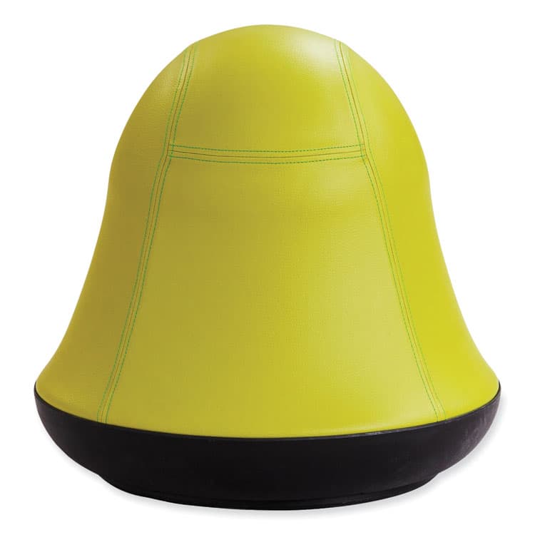 SAFCO PRODUCTS Runtz Swivel Ball Chair, Backless, Supports Up to 250 lb, Green Vinyl (SAF4761GV)