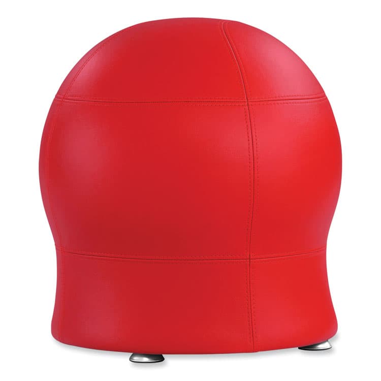 SAFCO PRODUCTS Zenergy Ball Chair, Backless, Supports Up to 250 lb, Red Vinyl (SAF4751RV) thumbnail 2