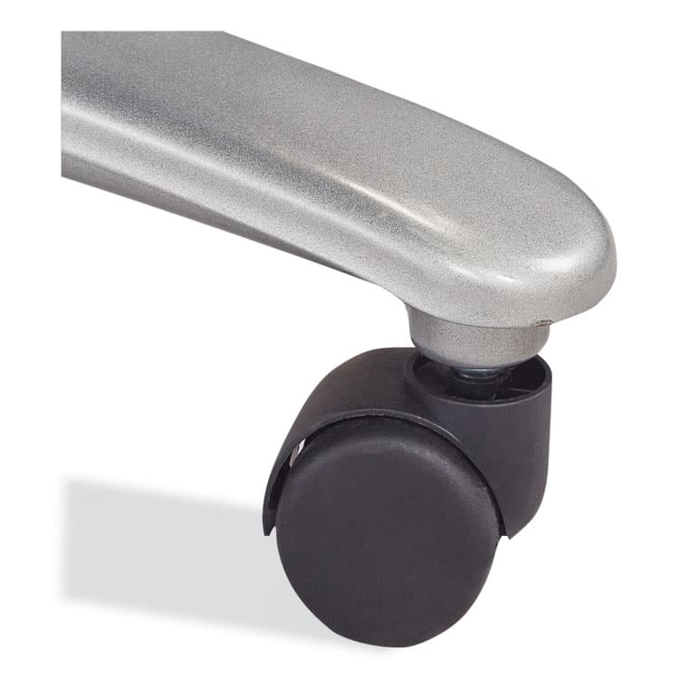 SAFCO PRODUCTS Lineage Big and Tall High Back Task Chair, Supports Up to 500 lb, 20.5" to 24.25" Seat Height, Black Seat, Chrome Base (SAF3502BL) thumbnail 3