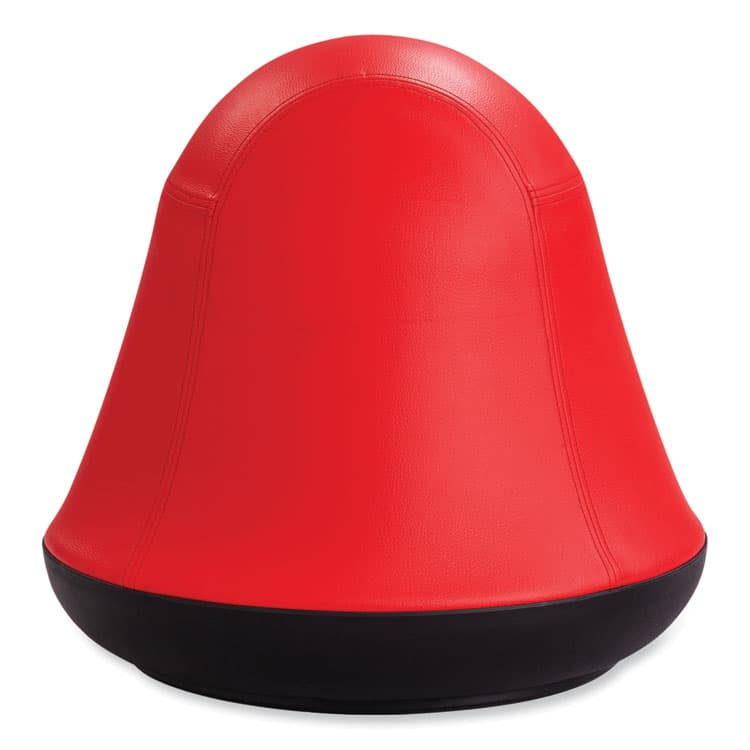 SAFCO PRODUCTS Runtz Swivel Ball Chair, Backless, Supports Up to 250 lb, Red Vinyl (SAF4761RV) thumbnail 2