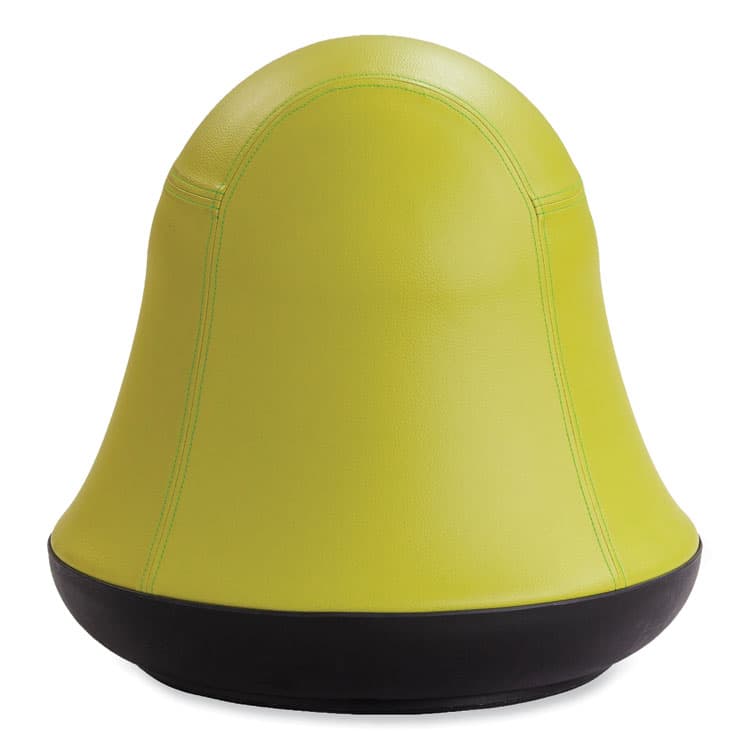 SAFCO PRODUCTS Runtz Swivel Ball Chair, Backless, Supports Up to 250 lb, Green Vinyl (SAF4761GV) thumbnail 2