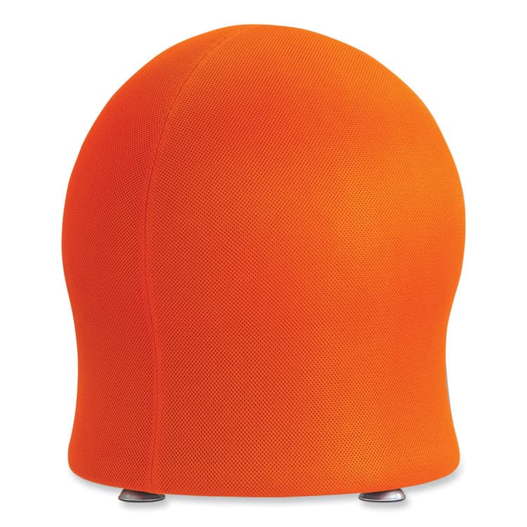 SAFCO PRODUCTS Zenergy Ball Chair, Backless, Supports Up to 250 lb, Orange Fabric (SAF4750OR) thumbnail 2