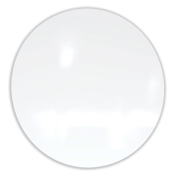 GHENT MANUFACTURING, Coda Low Profile Circular Magnetic Glassboard, 48" x 48", White Surface (GHECDAGM48WH)