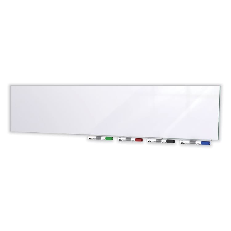 GHENT MANUFACTURING, Aria Low-Profile Frameless Magnetic Glassboard, 36" x 24", White Surface (GHEARIASM23WH) thumbnail 3