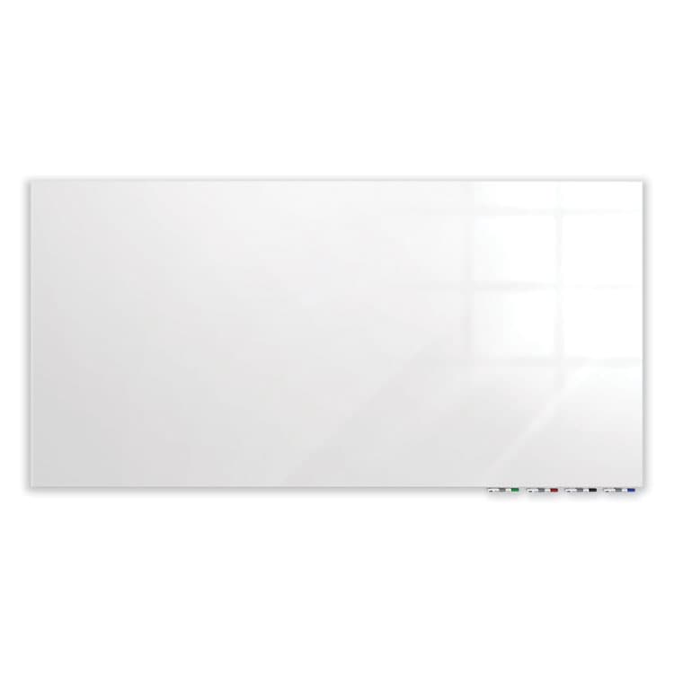 GHENT MANUFACTURING, Aria Low-Profile Frameless Magnetic Glassboard, 36" x 24", White Surface (GHEARIASM23WH) thumbnail 2