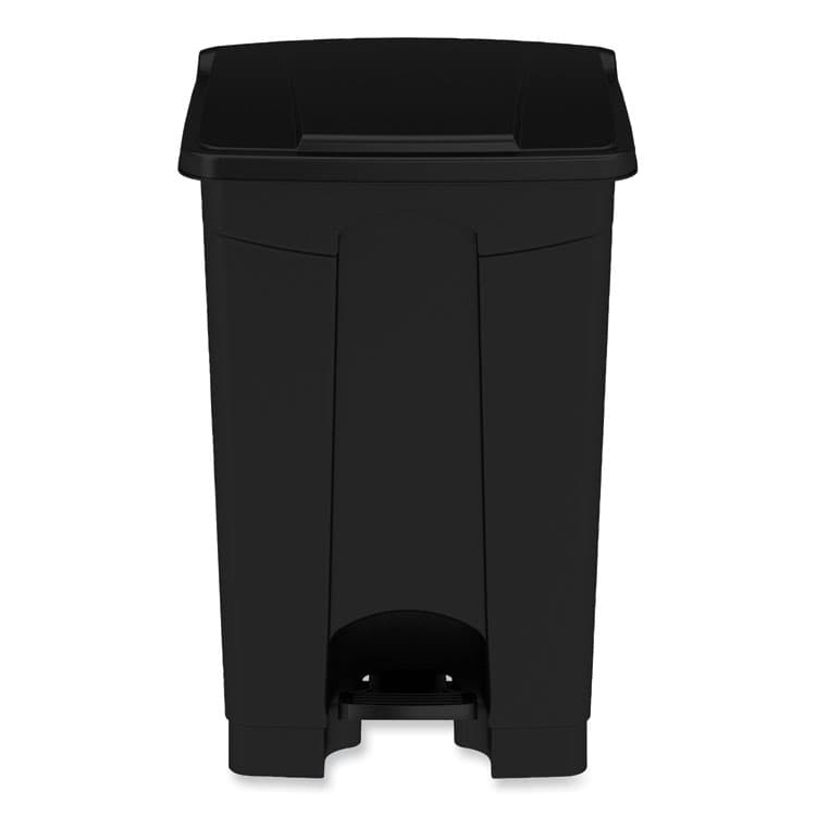 SAFCO PRODUCTS Plastic Step-On Receptacle, 12 gal, Plastic, Black (SAF9925BL) thumbnail 2
