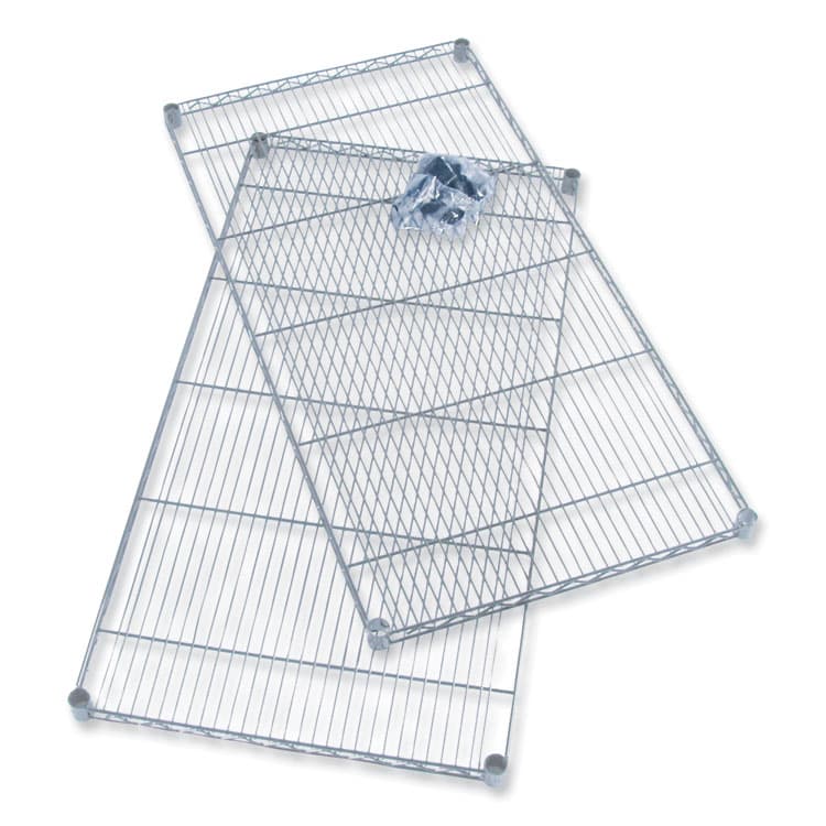 SAFCO PRODUCTS Industrial Extra Shelf Pack, 36w x 24d x 1.5h, Steel, Metallic Gray, 2/Pack (SAF5290GR)