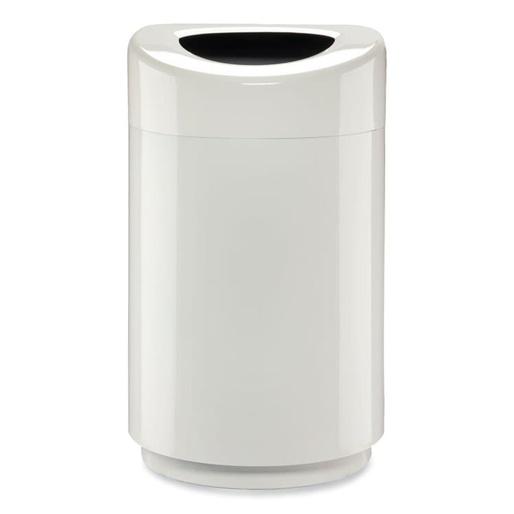 SAFCO PRODUCTS Open Top Round Waste Receptacle, 30 gal, Steel, White (SAF9920WH) thumbnail 4