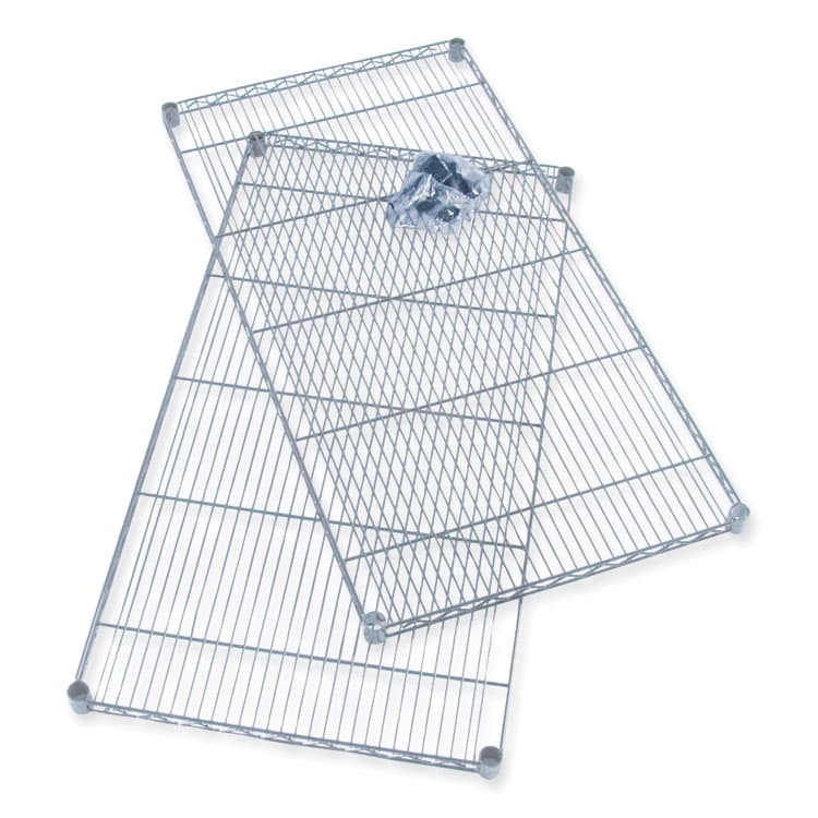 SAFCO PRODUCTS Industrial Extra Shelf Pack, 36w x 18d x 1.5h Steel, Metallic Gray, 2/Pack (SAF5287GR)