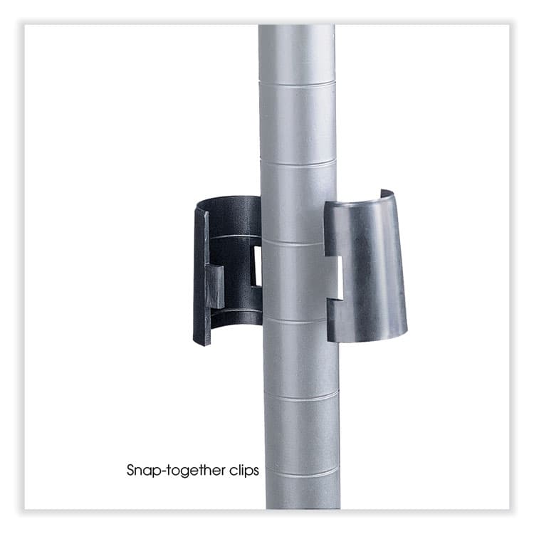 SAFCO PRODUCTS Industrial Wire Shelving, Four-Shelf, 48w x 24d x 72h, Metallic Gray (SAF5294GR) thumbnail 3