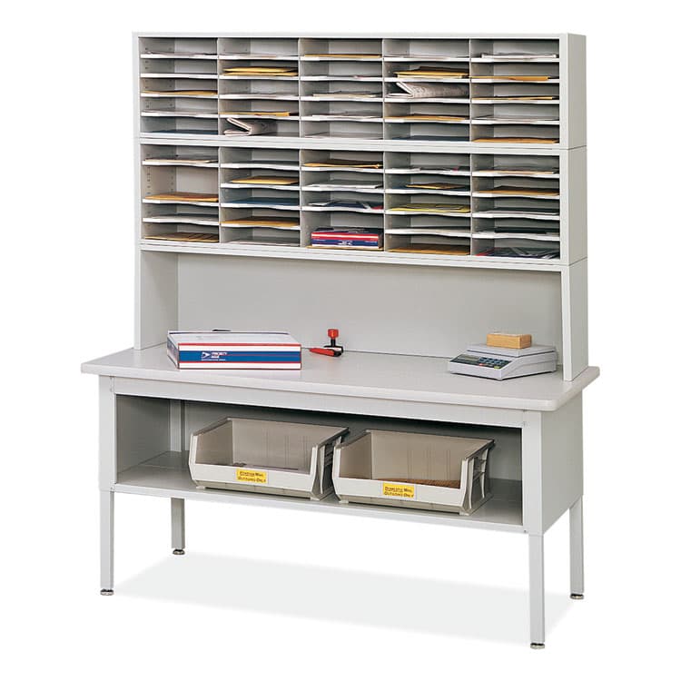 SAFCO PRODUCTS E-Z Sort Riser, 57.5 x 13 x 14, Black (SAF7752BL) thumbnail 2